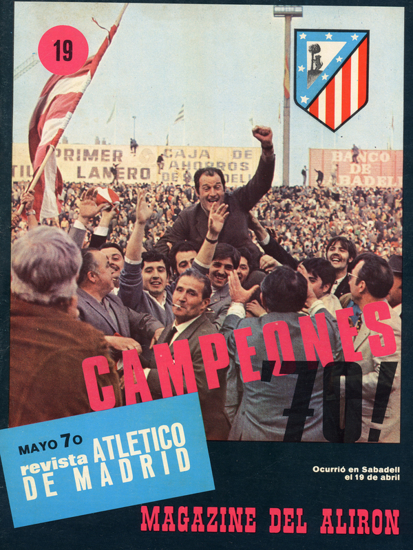Campeones de Liga 1970/ Foto: Club Atlético de Madrid 