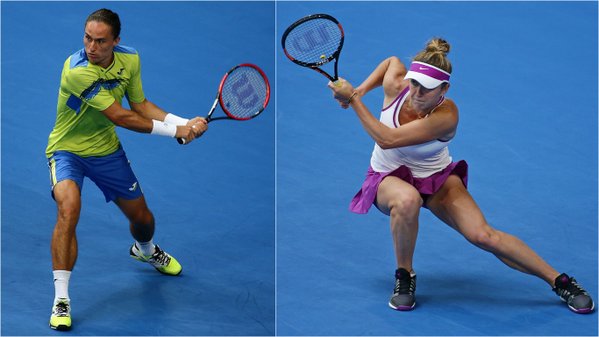 Dolgopolov and Svitolina have been devastating in their singles matches (Source: Hopman Cup Twitter) 