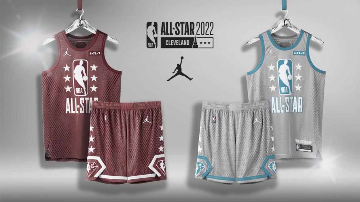 Así serán los uniformes del All-Star Game 2022 | Foto: NBA