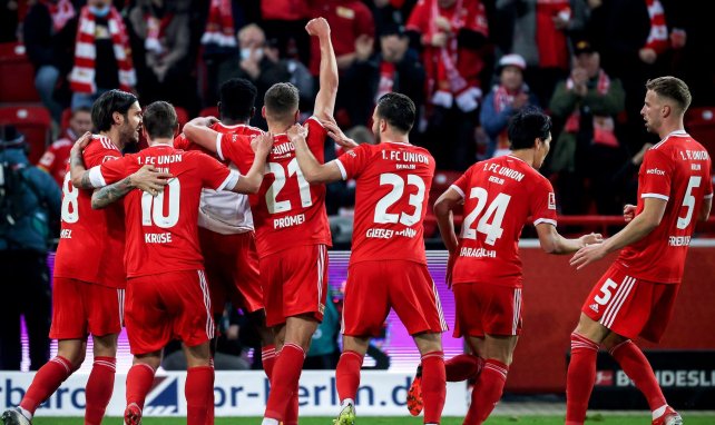 Los jugadores del Unión Berlín festejando un gol en la presente campaña. Fuente: GettyImages