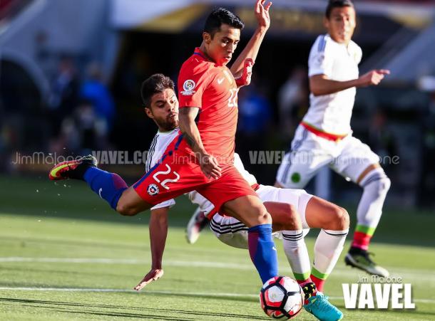 Edson Puch scored the first of Chile's seven goals. | Photo: Jim Malone/VAVEL USA