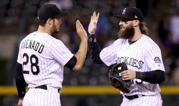 Arenado and Blackmon have had two of the best seasons in franchise history/Photo: Matthew Stockman/Getty Images