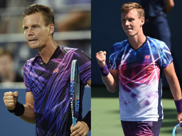 Berdych ready to go outer space or a laser show with that attire (AFP/Getty Images)