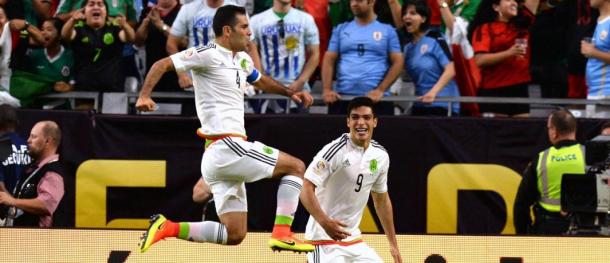 Marquez celebrating his game winner  Photo- USA Today Sports