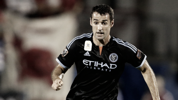 Andrew Jacobson during his spell with New York City FC. | Photo: USA TODAY Sports