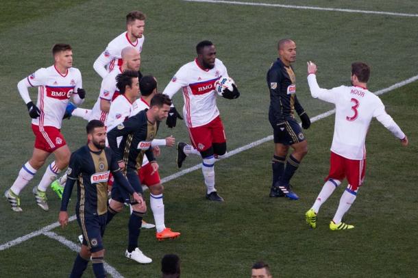 Jozy Altidore was on the mark for TFC l Photo: BIll Streicher - AP