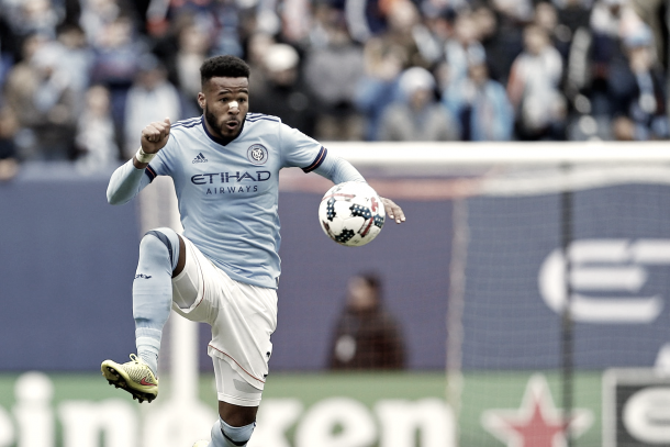 Ethan White was a staple in NYCFC's backline in 2017. | Photo: Adam Hunger-USA TODAY Sports