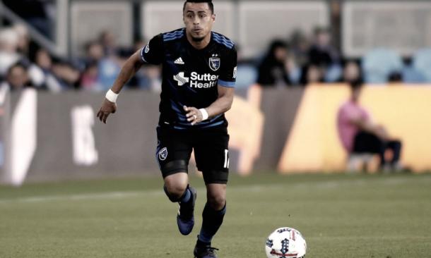 Dawin Cerén eith the San Jose Earthquakes. | Photo: