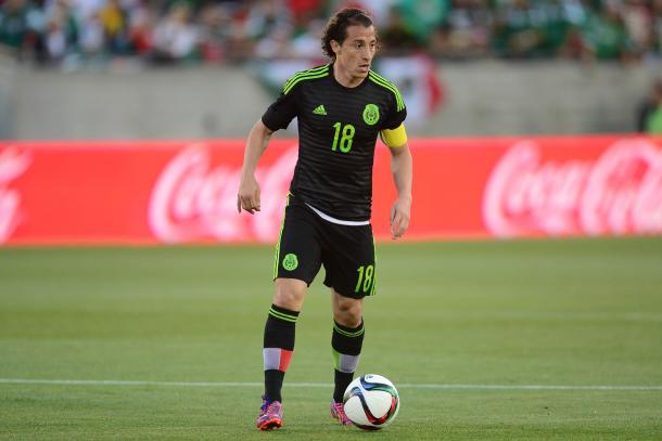 Mexico's captain Andres Guardado will once again have to lead El Tri in the tournament as he did in the 2015 Gold Cup. Photo provided by USA TODAY Sports. 