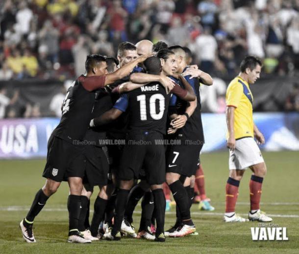 The Americans defeated Ecuador 1-0 on Darlington Nagbe's 90th minute winner. (Photo credit: Mike Dorn/VAVEL USA)