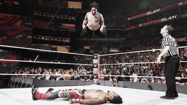 The Usos regained their titles. Photo-WWE.com
