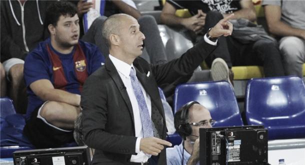Vadillo en el encuentro ante el Barcelona | Foto: LNFS