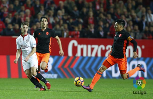 Parejo y Enzo Pérez | Foto: LaLiga