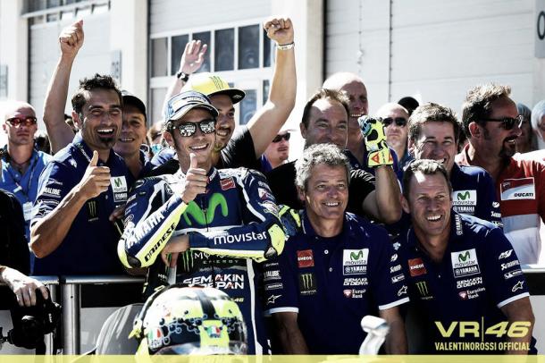 Rossi takes a spectacular second position | Photo: Facebook