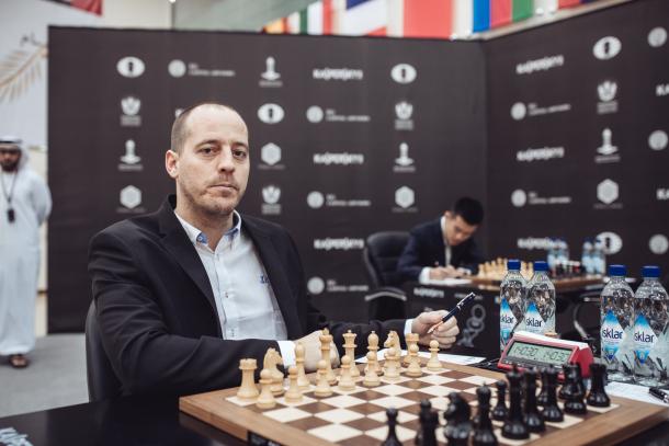 Paco Vallejo antes de la partida | Foto: ChessBase News