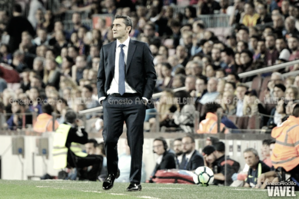 Valverde durante un partido de esta temporada / Fuente: Getty Images
