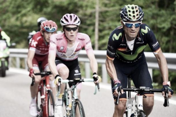 Valverde fue uno de los grandes protagonistas del Giro | Foto: Giro de Italia