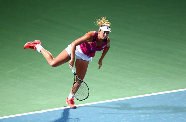 Coco Vandeweghe During A Match In Dubai: Francois Nel/Getty Images