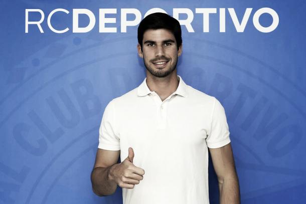 Nacho Monsalve jugará en el Deportivo como cuarto central / Foto: Deportivo de la Coruña