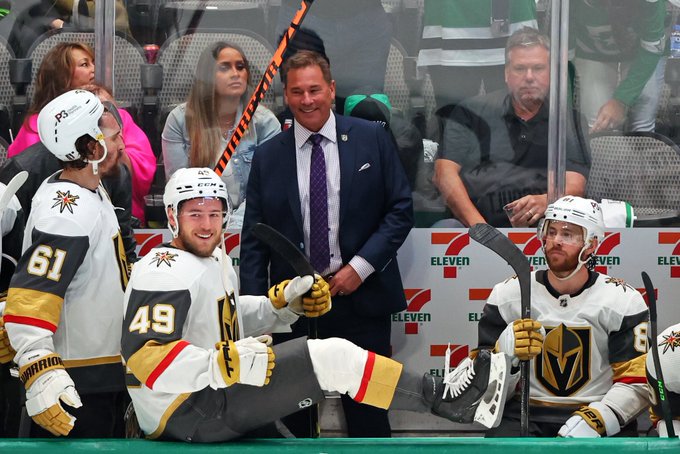 Bruce Cassidy ha devuelto a Vegas a la senda de la victoria | Foto: NHL