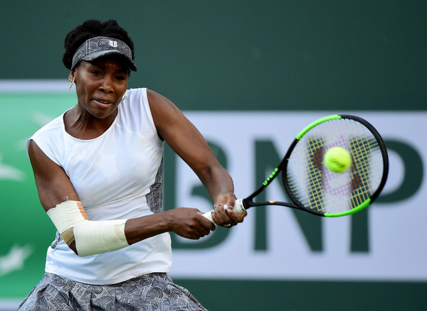 Williams' heavily strapped elbow could be the decisive factor in this contest (Photo by Harry How / Getty Images)