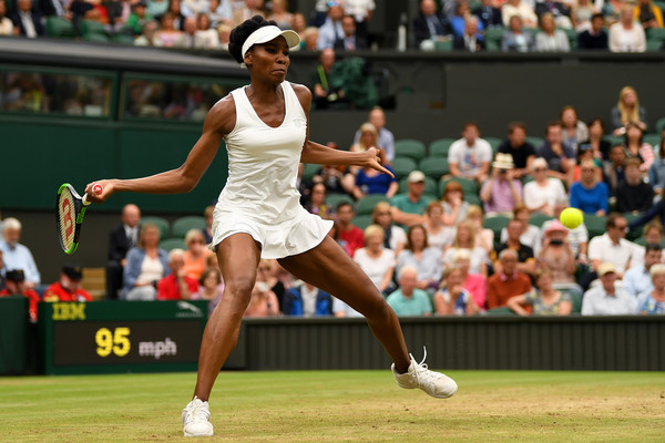 The five-time Wimbledon champion will need to serve well in order to beat Konta (Photo by Shaun Botterill / Getty)