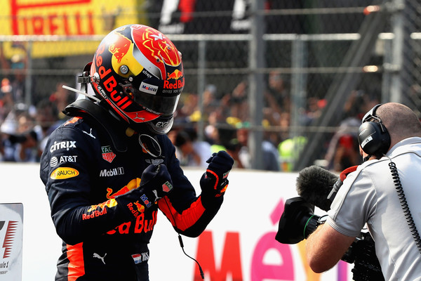 Max Verstappen celebrando su victoria en el Gran Premio de México en 2017 | Fuente: Getty Images