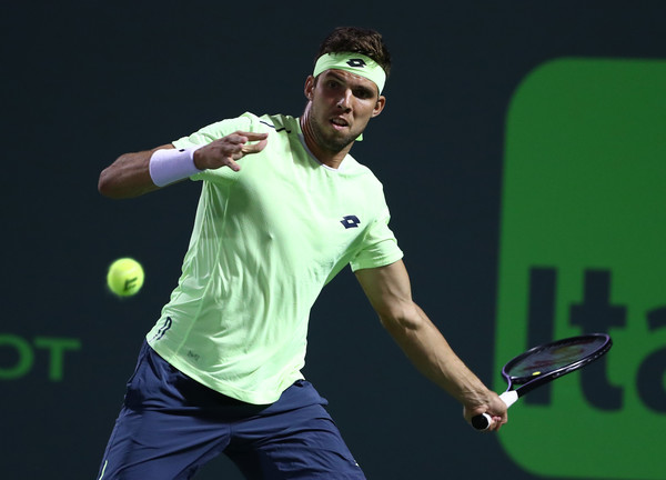 The Czech will be looking to cause another upset in Monte Carlo against Wawrinka on Wednesday (Photo by Al Bello / Getty Images)