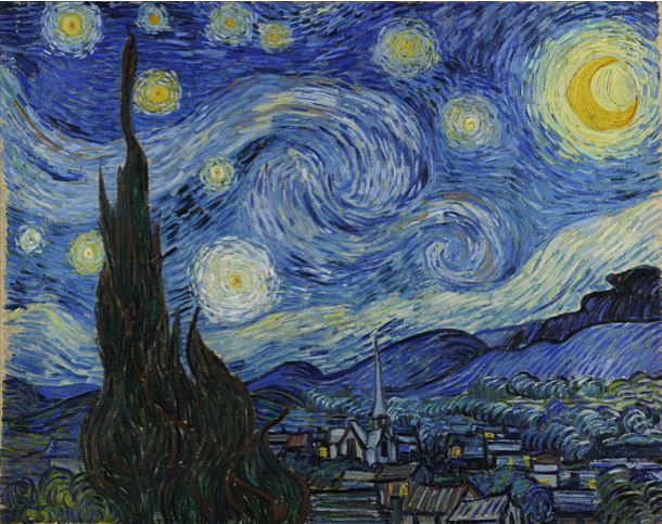 La noche estrellada, Van Gogh | Foto: MoMA