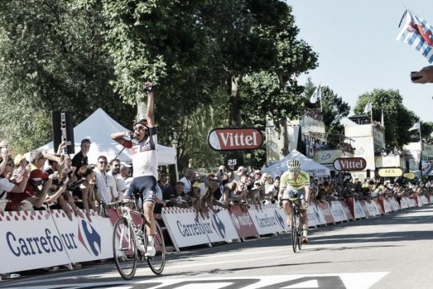 Pantano dio el primer triunfo de IAM en el Tour | Foto: ASO