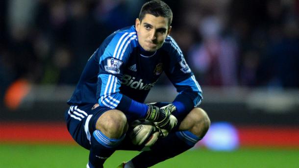 Mannone was linked with a return to his homeland amidst a tough time on Wearside. | Photo: Sky Sports