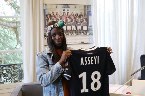 Viviane Asseyi will look to re-ignite Bordeaux's attack | Source: girondins.com