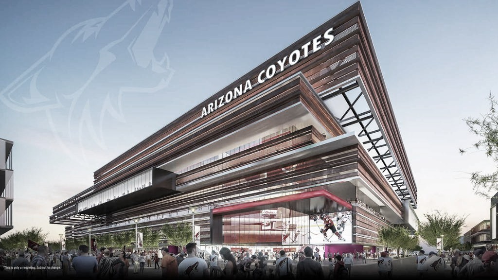 Recreación del hipotético nuevo pabellón de los Coyotes | Fuente: NHL.com