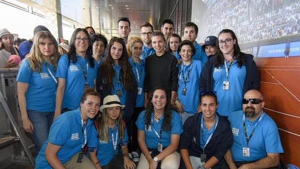 Voluntarios del Mutua Madrid Open 2016. Foto: madrid-open.com