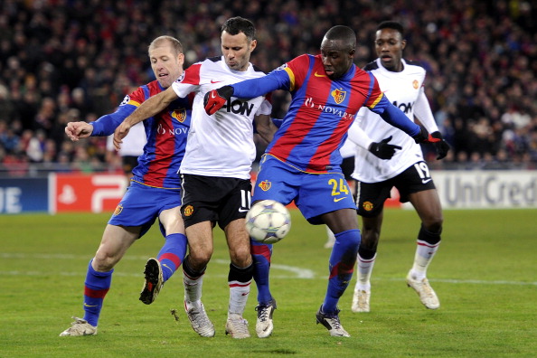 Em 2011, FC Basel foi carrasco da eliminação do UNited na Champions (Foto: Fabrice Coffrini/AFP/Getty Images)