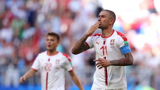 Aleksandar Kolarov celebrates his stunning goal | Source: Getty Images via FIFA.com