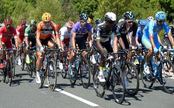 Mikel Landa continúa como líder. | Foto: Vuelta Burgos