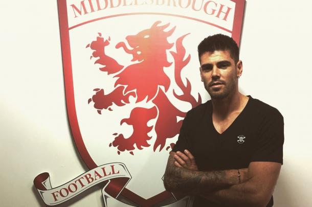 Former Barcelona goalkeeper Victor Valdes caused a stir by joining Middlesbrough | Photo: Midldesbrough FC