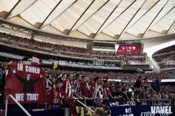 Imagen del Wanda Metropolitano en el Atlético-Sevilla de la pasada temporada | Foto: Vavel