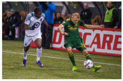 Vytas was the Timbers' best defender on Sunday | Source: Diego Diaz - Icon Sportswire via Getty Images