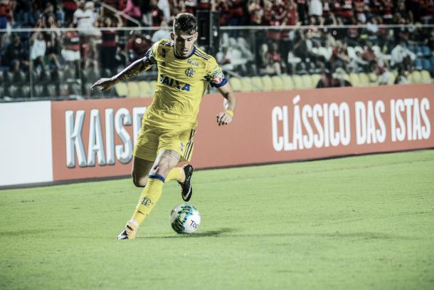 Vizeu desperdiçou chance para o Flamengo na primeira etapa (Foto: Gilvan de Souza/Fla Imagem)
