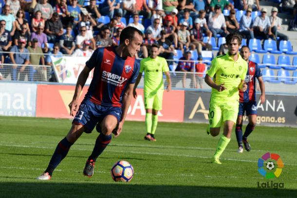 David López jugó media hora frente al Almería | Foto: LaLiga
