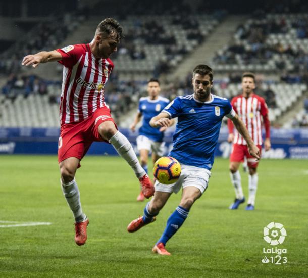 Álvaro Giménez mostrando su calidad | Fuente: La Liga