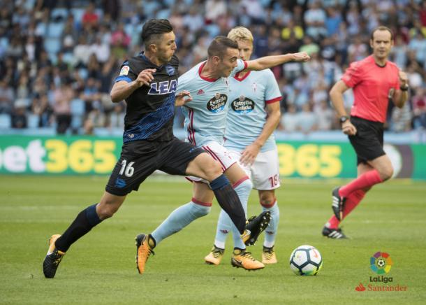 Torres fue una de las sorpresas del once de Vigo | Fotografía: LFP