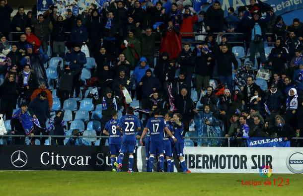 El gol de Jorge Molina en el tiempo añadido significó la victoria del Getafe ante el Cádiz | LaLiga