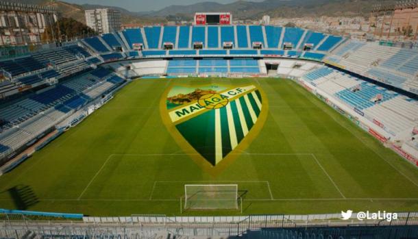 Estadio La Rosaleda en Málaga. | Foto: LaLiga