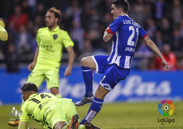 Luis Alberto adelantó al Deportivo de La Coruña | Foto: La Liga