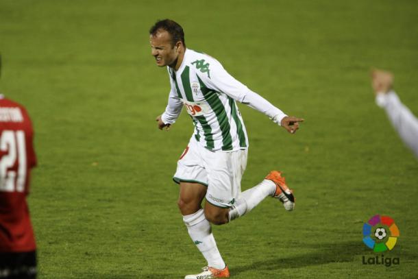 Juli celebra el gol conseguido ante el Mirandés | LaLiga