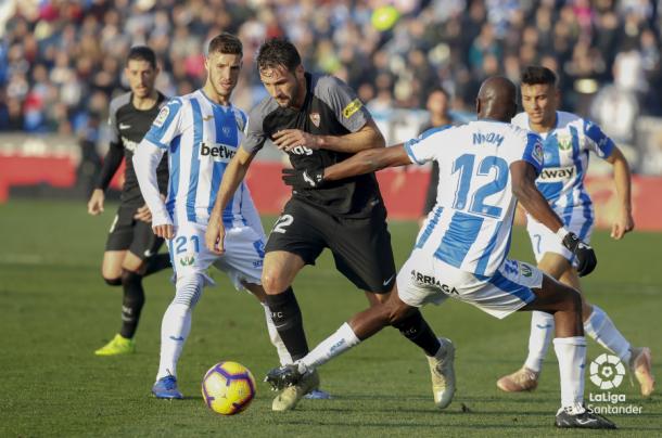Franco Vázquez se marchó expulsado | Foto: La Liga Santander