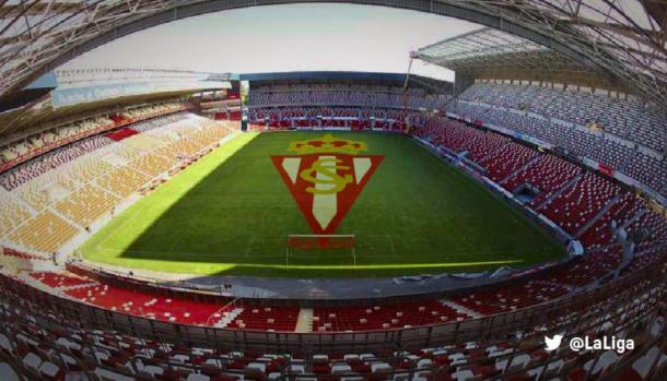 Estadio El Molinón-Enrique Castro Quini en Gijón. | Foto: LaLiga